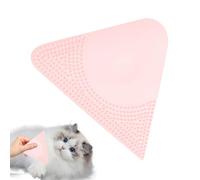 Pet Brush, Rubber Comb, Double-Sided Cat Shedding, Comfortable Grip, Haired Grooming For Easy Combing Removal, Comfortable Grip Skin Gently, Massaging, 9x10.7cm