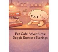 Pet Café Adventures: Doggie Espresso Evenings: A Cozy Coloring Book with Cute Dogs and Calm Café Scenes for Kids, Teens, and Adults