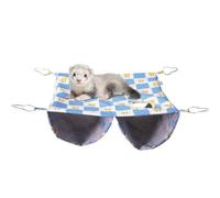 Pet Cage Hammock, Indoor Ferret Sleep Bed Nest, Multi-Sided Opening Design, Soft and Cozy Hanging Bed, Sturdy and Breathable Fabric, Sleeping Tool for Small Animals