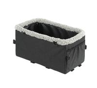 Pet Car Seat - Dog Travel Carrier Bed, Portable Center Console Pet Booster Seat, Adjustable Safety Strap Auto Dog Cushion Carrier for Small Pets, Anti Slip Car Truck Travel Bed Nest for Road Trip