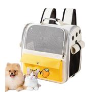 Pet Carrier Backpack, Pet Backpack Bag, Cat Travel Backpack, Outdoor Cat Backpacks with Spacious and Durable Design 14.96x14.96x10.24" for Hiking, Camping and Walking Outdoors (1 Piece)