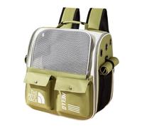 Pet Carrier Backpack, Portable Travels Bag Pets, Breathable Outdoor Ventilation Mesh for Dogs, Cats, Small Animals Travel, Hiking, Walking, Camping, Vet Visits, Road Trips