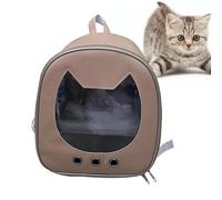 Pet Carrier Backpack, Travel Backpack with 7 Ventilated Holes and Comfortable Shoulder Straps, Soft-Sided Pet Bag, Perfect For Small Cats Kittens Puppies and Daily Outdoor Adventures