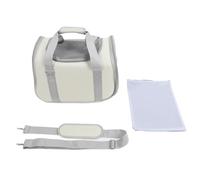 Pet Carrier Bag Breathable Large Capacity Oxford Cloth Single Shoulder Cat Travel Handbag for Outdoor Dogs Cats Adjustable Strap Foldable Design Thickened Bottom Board Durable