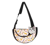Pet Carrier Bag, Breathable Sling Backpack, Lightweight Adjustable Ventilated Puppy Travel Carrier, Portable Pouch for Small Dogs & Cats, Hiking, Outdoor Use, Small, Medium, Yellow