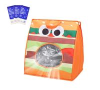 Pet Carrier Bag, Foldable Cat Travel Case with Built-in Ice Pack, Ventilated Insulated Cooling Carriers for Bike Car Indoor Camping Airline Outdoor Travels Use 15.16x11.81x15.75in