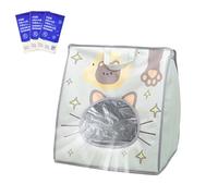 Pet Carrier Bag, Foldable Portable Cat Carrier, Built-In Ice Pack Cooler 15.16x11.81x15.75 inches, Ventilated Insulated Enclosure, Outdoor Travel, Camping, Hiking, Bike, Indoor Use