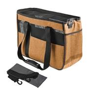 Pet Carrier, Breathable Shoulder Carrier, Cat Sling Bag, Flexible Cats Transport Pouch, Multi-Pocket Walking Tote, Secure Dog Backpack for Road Trips, Camping