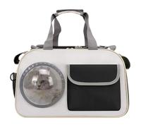 Pet Carrier, Bubble Window Bag, Breathable Shoulder Design, Sturdy Hard Shell, Cat Case for Motorcycle Adventure, Airplane Use, Travel, Outdoor, 17.72x10.24x11.02 Inches