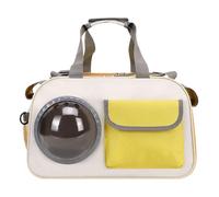 Pet Carrier Cat, Bubble Window Backpack, 17.72x10.24x11.02 inches, Breathable Kitten Travel Bag, Nylon PVC, Portable Case for Camping, Hiking, Motorcycle, Car, Hospital, Airplane, School