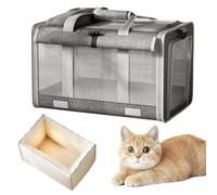 Pet Carrier - Cat Large Capacity Kitten Carrying Organizer | Dog Bag Carrier Organizer Zipper for Short, Trips, Walking, Car Indoor, Outdoor Outings or Camping, 47x30x29cm