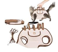 Pet Carrier, Dog Carrier Bag Puppy Sling, Cat Slings with Adjustable Shoulder Strap, Breathable Waterproof Pouch for Small Pets, Outdoor Camping, Walking and Hiking Use