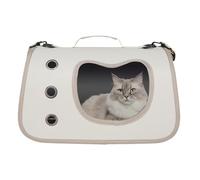 Pet Carrier, Dog Sling Bag, Clear PVC Window Design, Breathable Oxford Cloth, Ideal for Travel Walking Camping, 40x26x26cm/15.75x10.24x10.24 Inches, Black Transparent, 1 Piece