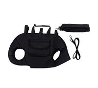 Pet Carrier, Puppy Sling Bag, Cat Shoulder Pouch, Breathable Waterproof Design, Comfortable Travel Accessory, Ideal for Camping, Walking, Hiking, Outdoor Use Brown, Black