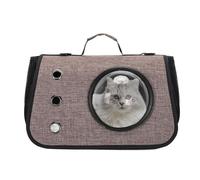 Pet Carrier, Puppy Travel Bag Transport, 15.75x10.63x9.84 Inches, Carrying Case, Mesh Window Ventilation, Shoulder Strap Design for Outdoor Camping, Hiking, Hot Pink, Blue and Gray