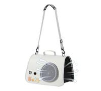 Pet Carrier, Puppy Travel Tote, Kitten Shoulder Bag, Waterproof Fabric, Breathable Mesh, Zipper Closure, Lightweight Build, Easy Carrying, Perfect for Hiking, Camping, Commuting, 40x26x26cm