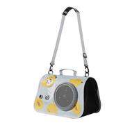 Pet Carrier Tote, Large Puppy Kitten Travel Bag, Waterproof Organizer with Shoulder Strap for Short Trips Hiking Camping Commuting Outdoor Walks Vet Visits, 15.75x10.24x10.24 Inches