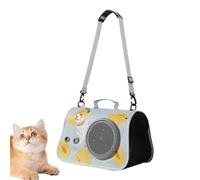 Pet Carrier, Travel Tote, Waterproof Organizer Bag, Large Shoulder Strap Crate 15.75x10.24x10.24 Inches for Puppies and Kittens, Short Trips, Picnic, Hiking, Camping, Commuting, Outdoor Adventures