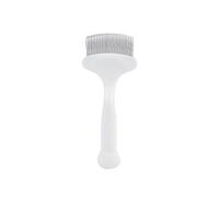 Pet Cat Hair Removal Brush Stainless Steel Teeth Ergonomic Handle Double Sided Pet Grooming Comb
