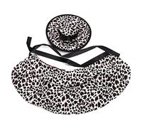 Pet Celebration Costume Set | Polyester Wig Hat & Cloak for Cats/Small Dogs | 3 - Piece Party Outfit for Christmas & Festivities (Metro)