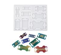 Pet Cenotaph Elastómero Cast Set Craft Tradition Dog Puss Identificadores de identidad de artefactos individualizados Fabricación de joyas Individualizada Etiqueta para mascotas