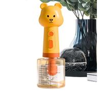Pet Champú Foamier - Frother De Burbujas De Mano, Lindo Dinosaurio Bear Electric Bath Dispensver, | Herramienta De Lavado Para Gatos De Perro Con Generador De Espuma, Accesorio Reutilizable De