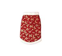 Pet Cheongsam - Chaleco de traje festivo para bulldog francés y razas pequeñas (traje de tango, talla L)