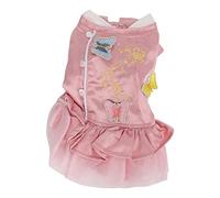Pet Cheongsam Outfit | Chinese Style Dog Dress & Cat Satin Suit | Breathable Soft Polyester for Small Dogs/Cats | Easy Snap Buttons for Parties (M)