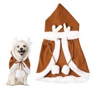 Pet Christmas Costume, Plush Christmas Pet Cape, Christmas Pet Outfit Cape, Christmas Pet Clothing Cape, Pet Costume Cape, Portable and Ideal For Christmas Pet Cosplay Costume Party