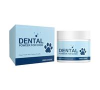 Pet Cleaning Powder, Gentle Breath Control Supplement, 7x6cm Easy Use Care for Daily Use, Removal Pet Hygiene Aid, Natural Dog Tooth Care Solution, Excellent Breath Powder for Home