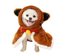 Pet Cloak For Dogs - Winter Thickened Dog Cape Warm Dog Cloaks | Cosplay Hooded Dog Costume Pet Clothing For Small Dogs & Small Cats, Soft Fleece Pet Coat For Cold Weather, Halloween and Christmas