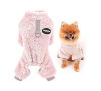 Pet clothes dog clothes Autumn/Winter---22Tricolour Pull Loop Four Legs Fleece Coat-Fan Colour-M