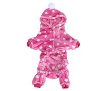 Pet Clothing Warming Flannel Jump Traje para s Cats Invierno (S)