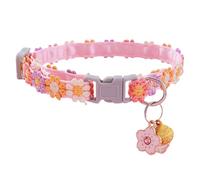 Pet Collar Break Away: collar de seguridad ajustable para gatitos y cachorros | Accesorios de mascotas livianos con campana para ayudar a prevenir el perdido material suave para la pérdida para un des