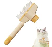Pet Comb, Cat Brush, Dog Knot Remover Comb, Dog Comb, Dog Under Coat Comb, Button Function Large Dog Comb for Flea Cleaning, Brush Pet Loose Hair Steel Needle Comb, Dog Knot Brush