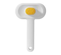 Pet Comb - Dog Hair Remover Rake, Lightweight Grooming Instrument, Non Slip Grip, Gentle Skin Contact, Stainless Steel Filaments, Loose Animal Furs Component, Indoor Outdoor Pet Care