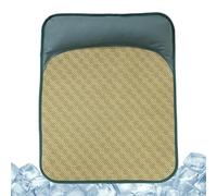 Pet Cooling Bed - 25.98 Inches Polyester Plant Fibre Breathable Foldable Summer Cooling Pad With Pillow Design | Dog Bed, Cat Sleeping Pad, Kennel Crate Rest Cushion For Indoor Outdoor Use, Tr
