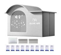 Pet Cooling House - 16,54 pulgadas portátil Dog Shelter | Cloth plegable con aislamiento - 440 g Travel Bed with Ice Packs, Ideal para Keeping Pets Cool at Home, Camping, Beaches & Balconies