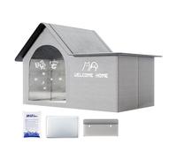 Pet Cooling House, Folding Kittens Nest, with Ice Pack Support, Spacious Summer Shelter, Cooling Bed for Indoor Use, Comfortable Base Suitable to Medium Large Puppy Kitten Weather