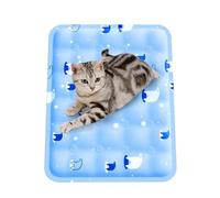 Pet Cooling Mat - 23.62x19.69 Inches Dog Cooling Mat | Summer Bed Cool Mats for Dogs | Washable Cushion Large Summer Pet Supplies for Puppy Cat Kennel Floor Crate Home Outdoor