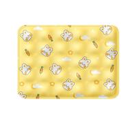 Pet Cooling Mat, Foldable Portable Pad, Breathable Dog Sleeping Cushion Kennel, Comfortable Relaxation Tool, Reusable Pet Care Accessory, for Puppy Kitten Summer Home Crate Floor Sofa Patio Travel
