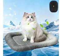Pet Cooling Mat for Dogs & Cats, Cooling Gel Mat for Pets Summer Heat Relief Pad, Gradient Washable Instant Cooling Gel Pet Mat with Non-Slip Base for Indoor Floors Sofas and Car Travel (A, M)