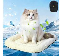 Pet Cooling Mat for Dogs & Cats, Cooling Gel Mat for Pets Summer Heat Relief Pad, Gradient Washable Instant Cooling Gel Pet Mat with Non-Slip Base for Indoor Floors Sofas and Car Travel (B, M)