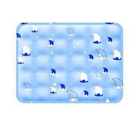 Pet Cooling Mat, Portable Cool Blanket, Summer Pet Pad, Foldable Washable Design Breathable Coating Temperature Regulation Comfort Resting Solution for Dogs Cat Indoor Outdoor Travel Crate Patio Beach