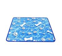 Pet Cooling Pad - Washable Ice Silk Chilling Puppy Rug, Breathable Cats Mat