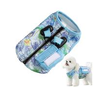 Pet Cooling Vest, Lightweight Ice Jacket, UV Protection Apparel, Breathable Summer Outfit, Comfortable Gear, Ideal for Hot Weather, Beach Days, Water Activities, Daily Outdoor Wear