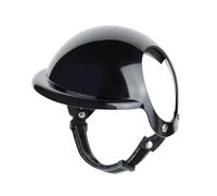 Pet Cosplay Helmet Rider Style Cap-Ear Opening Lightweight Decorative Headwear, Adjustable Small Breed Costume Accessory, Cute Photo Prop Display, Comfortable Travel Walking Outfit, Stylish Animal Dre