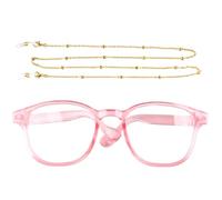 Pet Costume Eye Glasses, Cat Dog Glasses with Chain, Halloween Christmas Masquerade Puppy Kitten Dress-Up Headwear for Gathering, Stage, Travel, 3.15x2.95x1.18 Inches