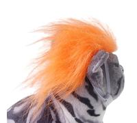 Pet Costumes, Orange Dog Dress Up, Headwear Outfit, Soft Cosplay Accessory for Festivals, Travel, Christmas, Celebrations, Indoor, Outdoor, Events, 2.95x1.57x0.39 Inches