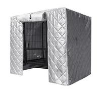Pet Crate Cover - Impermeable a prueba de viento | Dog Kennel Cover for Interior, Outdoor Use with Garden Patio Shelter, Porch Yard Protection, Travel Carrier Privacy, Reliable Pet Cage Accessories